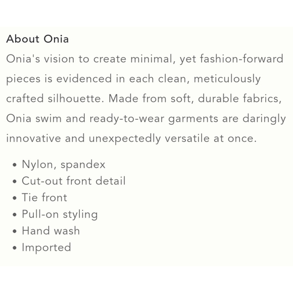 FREE Shipping! Onia Marie One Piece Suit in Multi - Picture 9 of 9